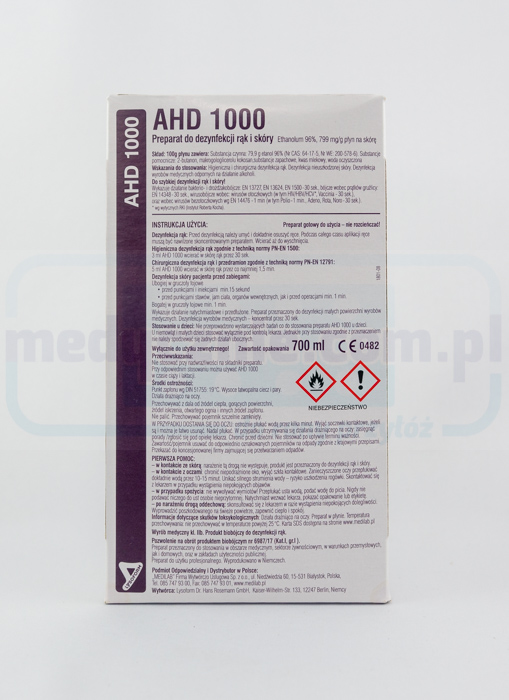 AHD 1000 700ml stersol dezynfekcja rąk