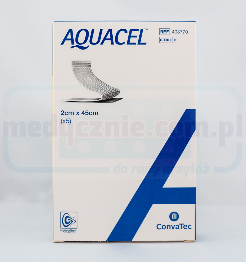 Aquacel 2*45cm opatrunek hydrowłóknisty 1szt