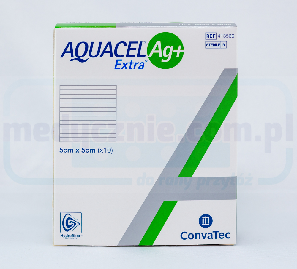 Aquacel Ag Plus Extra 5*5cm opatrunek ze srebrem 1szt