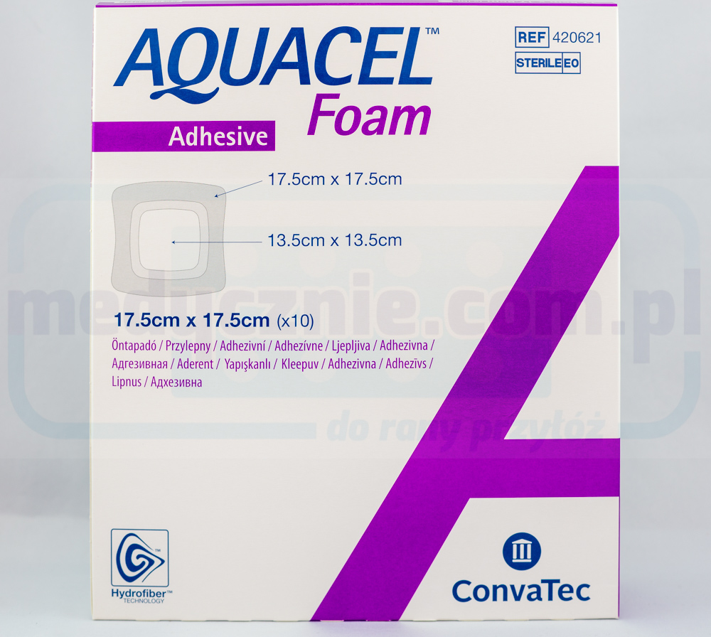 Aquacel Foam Adhesive 17,5*17,5cm wielowarstwowy opatrunek...