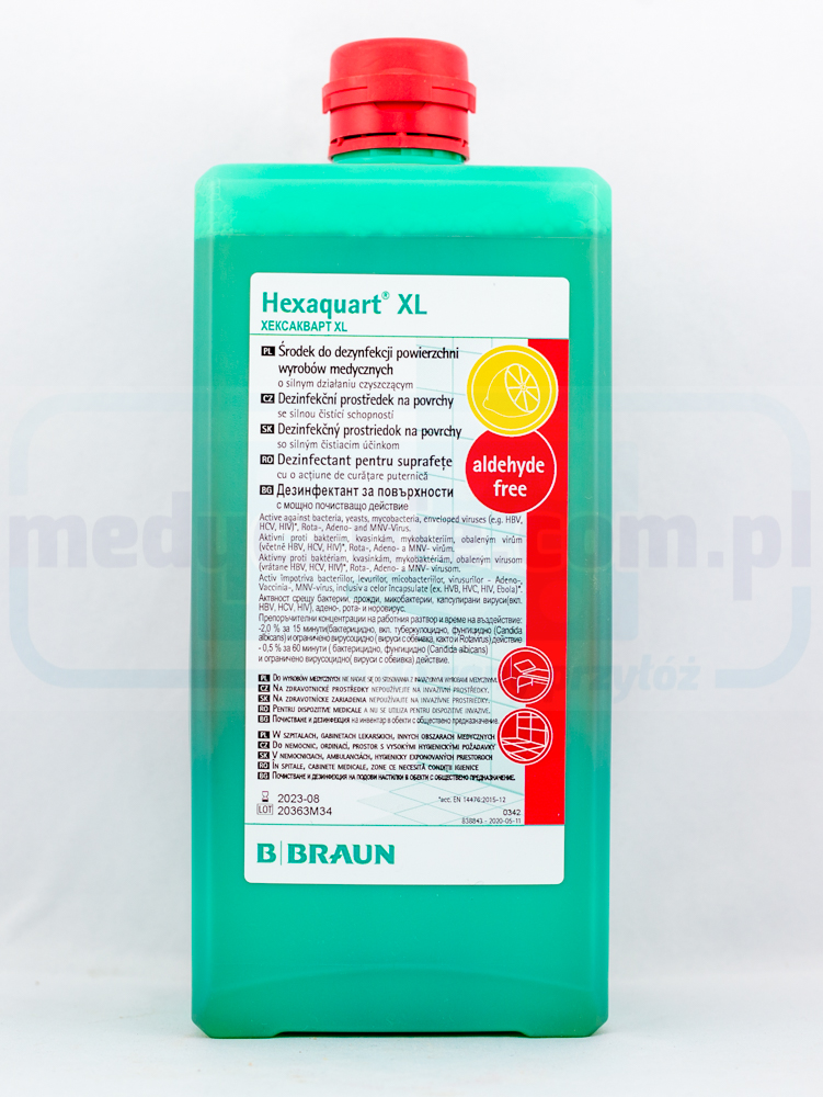 Hexaquart® XL 1L dezynfekcja dużych powierzchni koncentrat