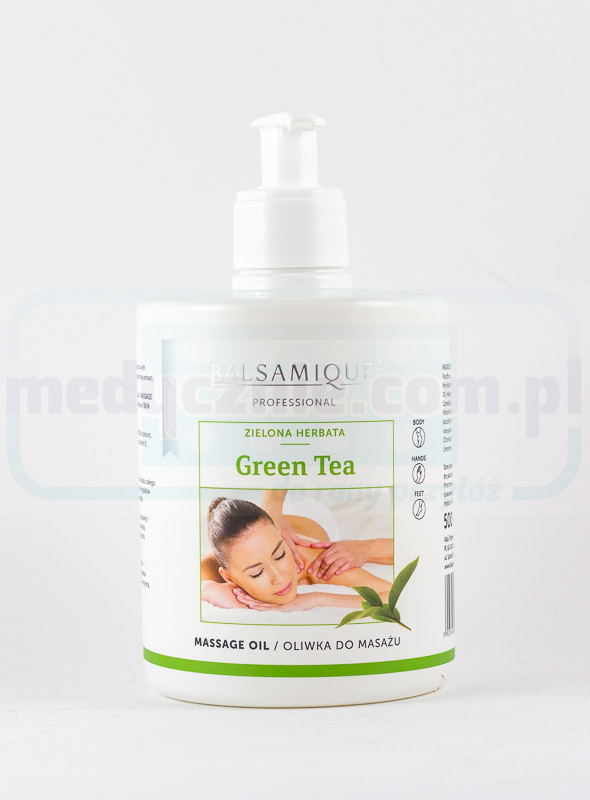 Oliwka do masażu zielona herbata 500ml BALSAMIQUE