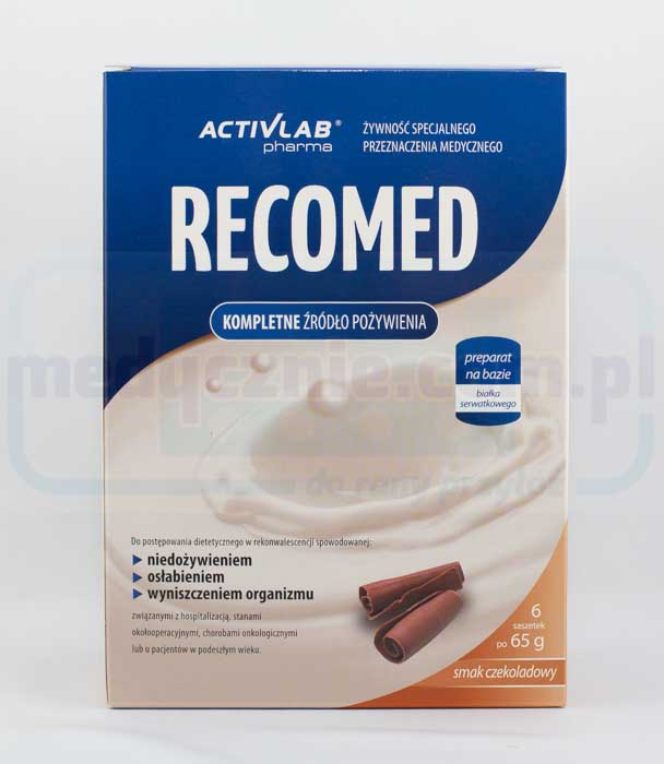 RecoMed koktail odżywczy smak czekoladowy 65g 1szt