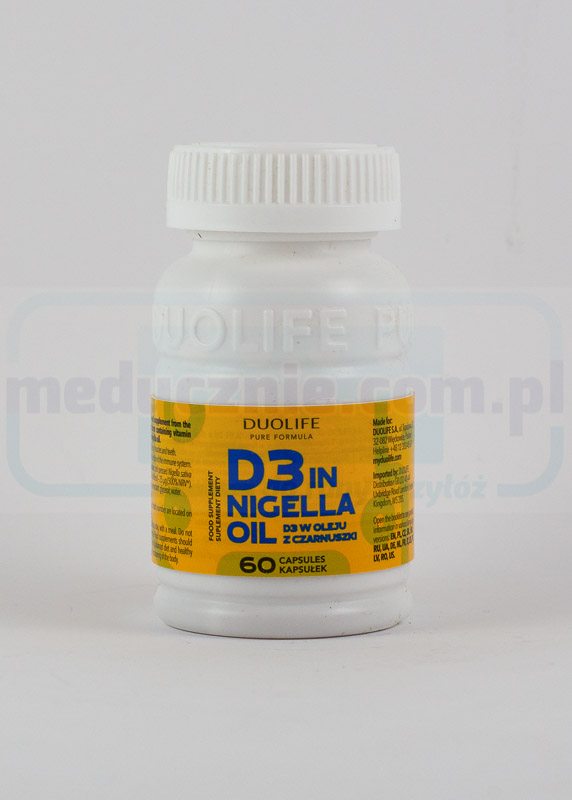 Duolife D3 60tabl. w oleju z czarnuszki