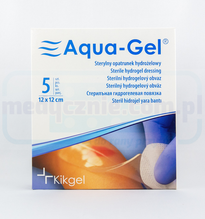 Aqua-Gel 12*12cm opatrunek hydrożelowy 1szt