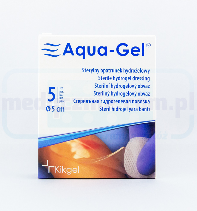 Aqua-Gel Ø 5cm opatrunek hydrożelowy 1szt
