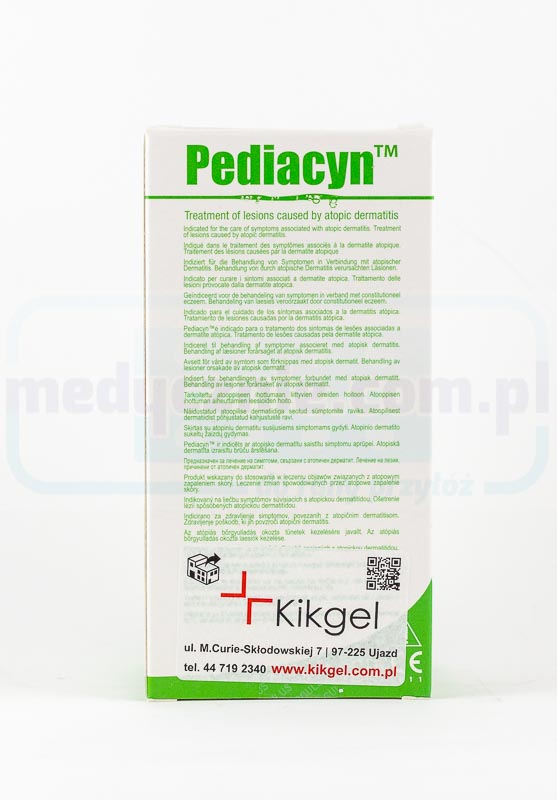 Pediacyn 45g żel do leczenia atopowego zapalenia skóry (AZS)