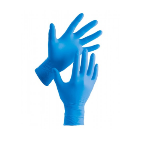 Rękawice nitrylowe bezpudrowe 100szt XS