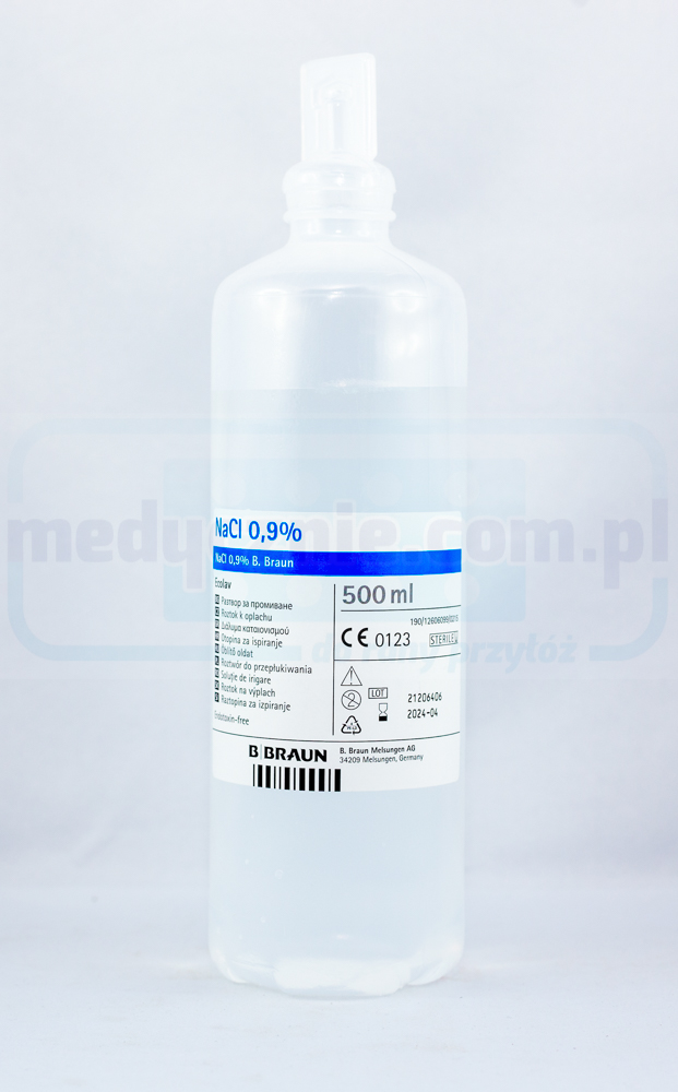 Sól fizjologiczna NaCL 0,9% 500 ml Ecolav