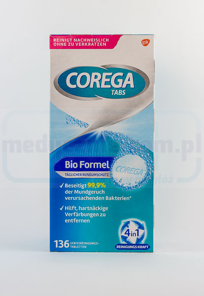 Corega Tabs Bio Formula – do czyszczenia protez 8 ta...