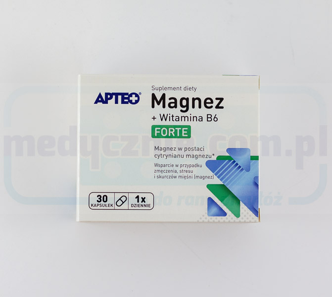 Magnez + Witamina B6 Forte 30 kapsułek