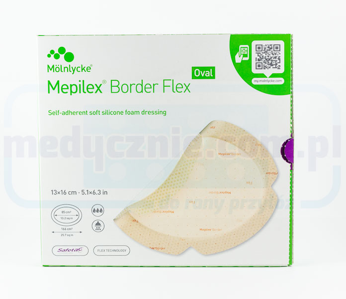 Mepilex Border Flex 13cm* 16cm Oval 1szt