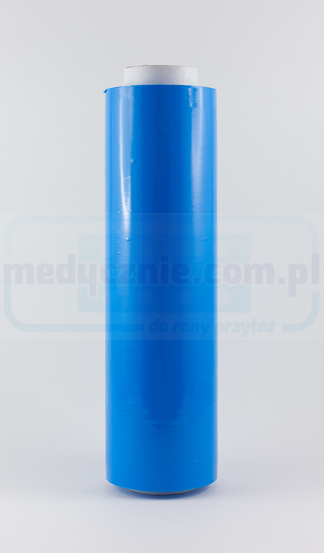 Folia stretch mini rap niebieska dł. 250m szerokość 25cm