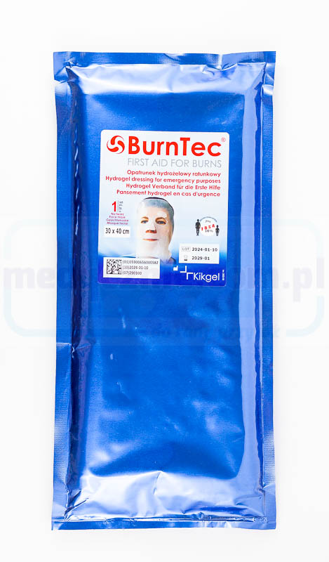 BurnTec 30x40cm na twarz opatrunek hydrożelowy 1szt