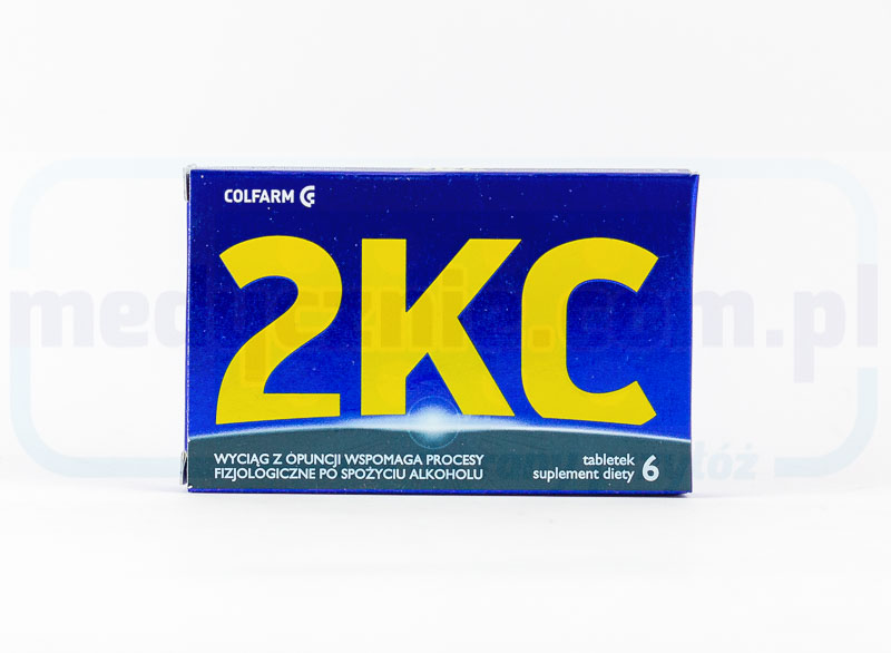 Na kaca 2 KC 6 tabletek