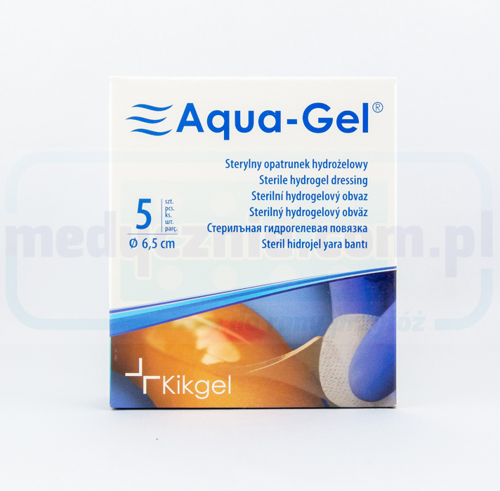 Aqua-Gel Ø 6,5cm opatrunek hydrożelowy 1szt