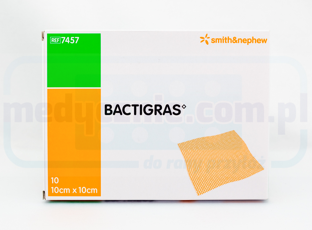 Bactigras 10*10cm opatrunek parafinowy 1szt