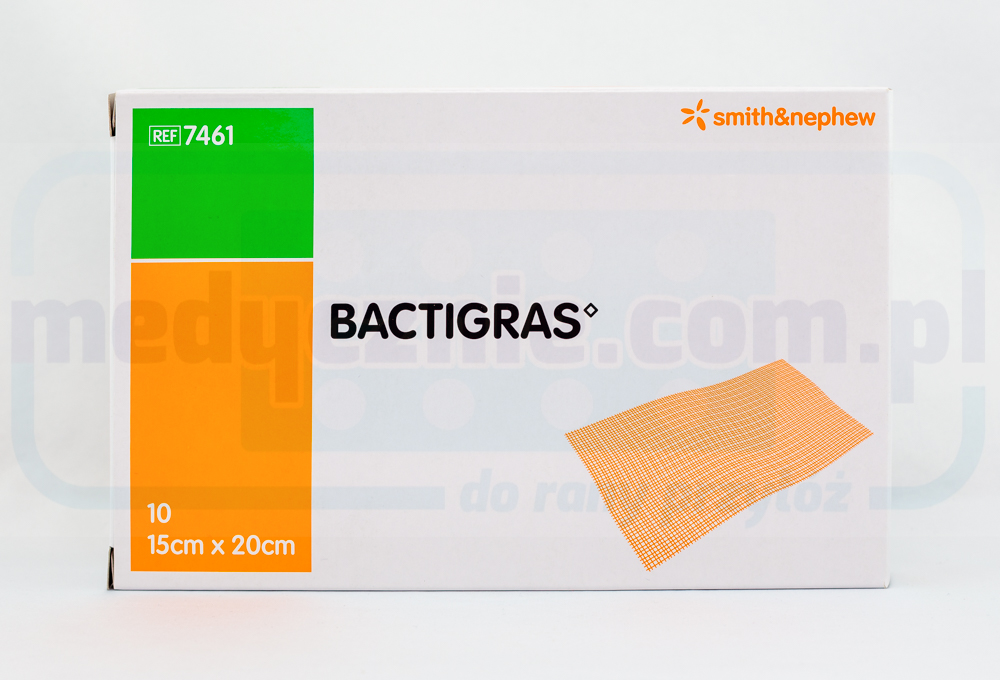 Bactigras 15*20cm opatrunek parafinowy 1szt