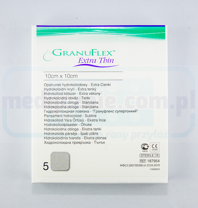 Granuflex Extra Thin 10*10cm opatrunek hydrokoloidowy 1szt