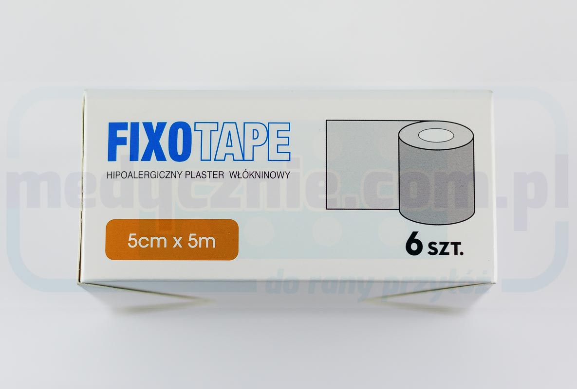 Plaster hypoal. włókninowy FIXOTAPE 5cm*5m 1szt
