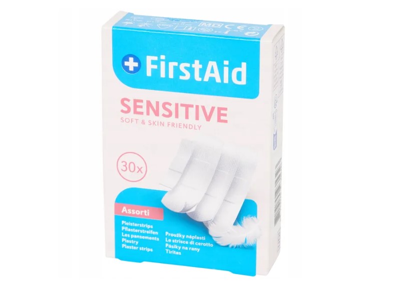 Plaster zestaw FIRST AID Sensitive 30 szt.
