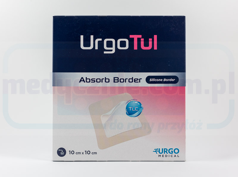 UrgoTul Absorb Border 10×10 cm 1szt