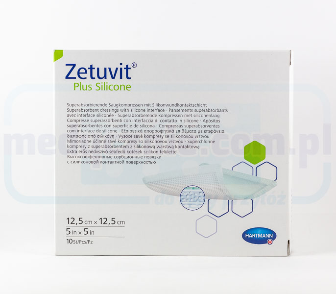 Zetuvit Plus Silicone 12,5*12,5cm 1szt