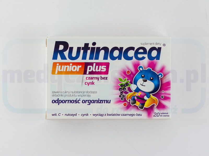 Rutinacea Junior Plus tabletki do ssania 20 tab.