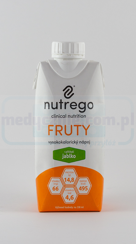 Nutrego Fruty Plus 175 ml Jabkowy uzupełnienie diety