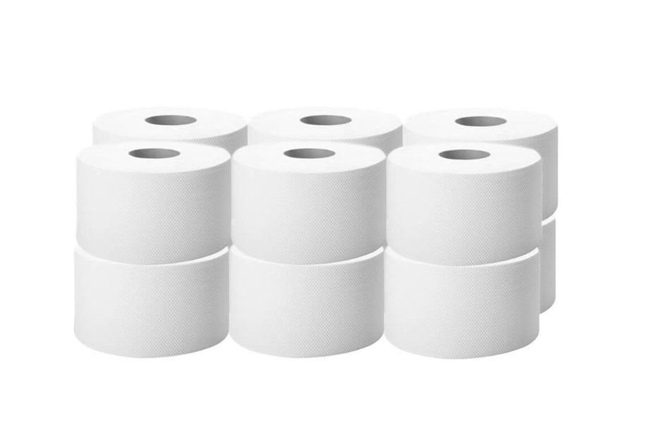 Papier toaletowy JUMBO biały 12szt 80m