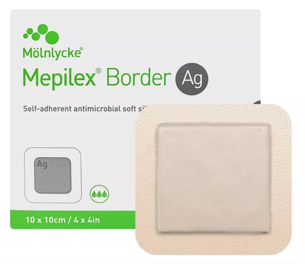 Mepilex Border Ag 10* 10cm 1szt