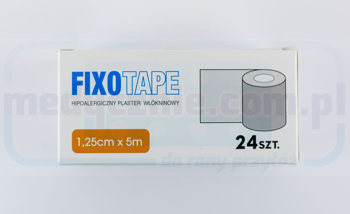 Plaster hypoal. włókninowy FIXOTAPE 1,25cm*5m 1szt