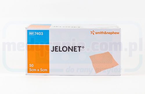 Jelonet 5cm x 5cm 1szt opatrunek parafinowy z gazy