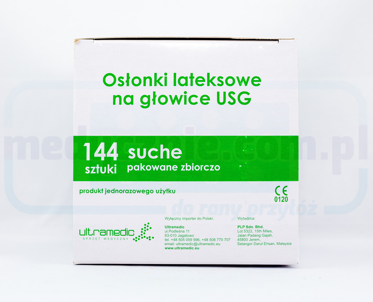 Osłonki do głowic USG 144szt pudrowane pakowana zbiorczo