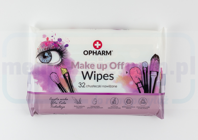 Chusteczki do demakijażu Make up off Wipes 32 szt