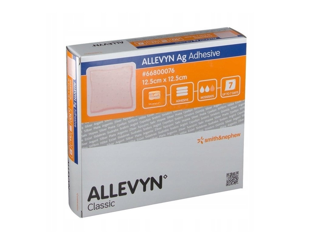 Allevyn Ag Adhesive 12,5* 12,5cm 1szt