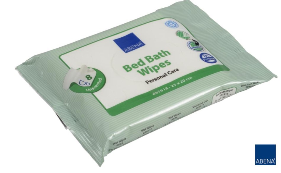 Chusteczki nawilżane BED BATH WIPES do podgrzewania 8szt d...