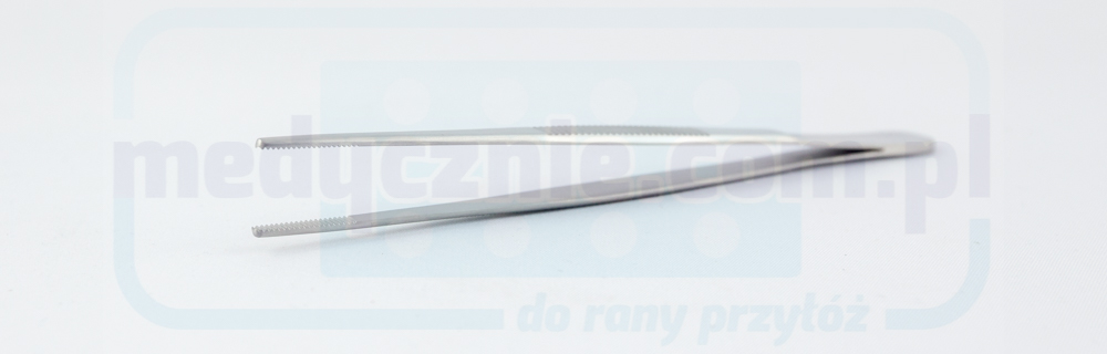 Pęseta metalowa anatomiczna 14cm JAŁOWA