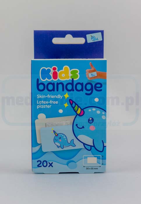 Plaster zestaw KIDS BANDAGE wodoodporne 20szt