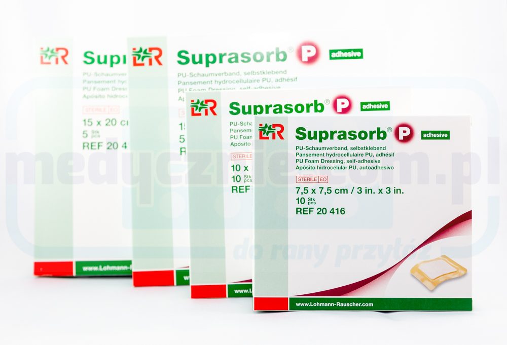 Suprasorb P 10*10cm piankowy samoprzylepny 1szt