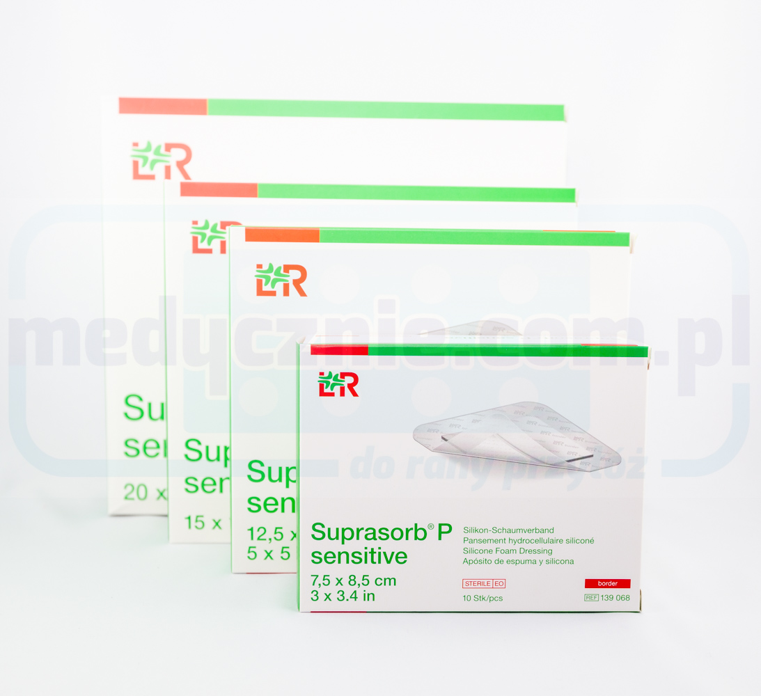 Suprasorb P sensitive 15*15 cm border 1szt