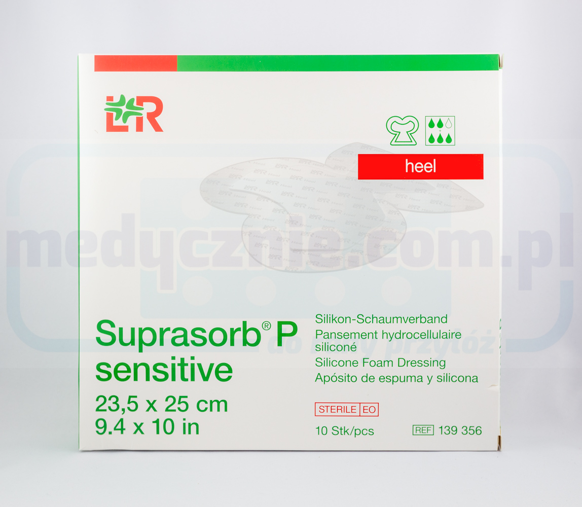 Suprasorb P sensitive 23,5*25 cm heel 1szt