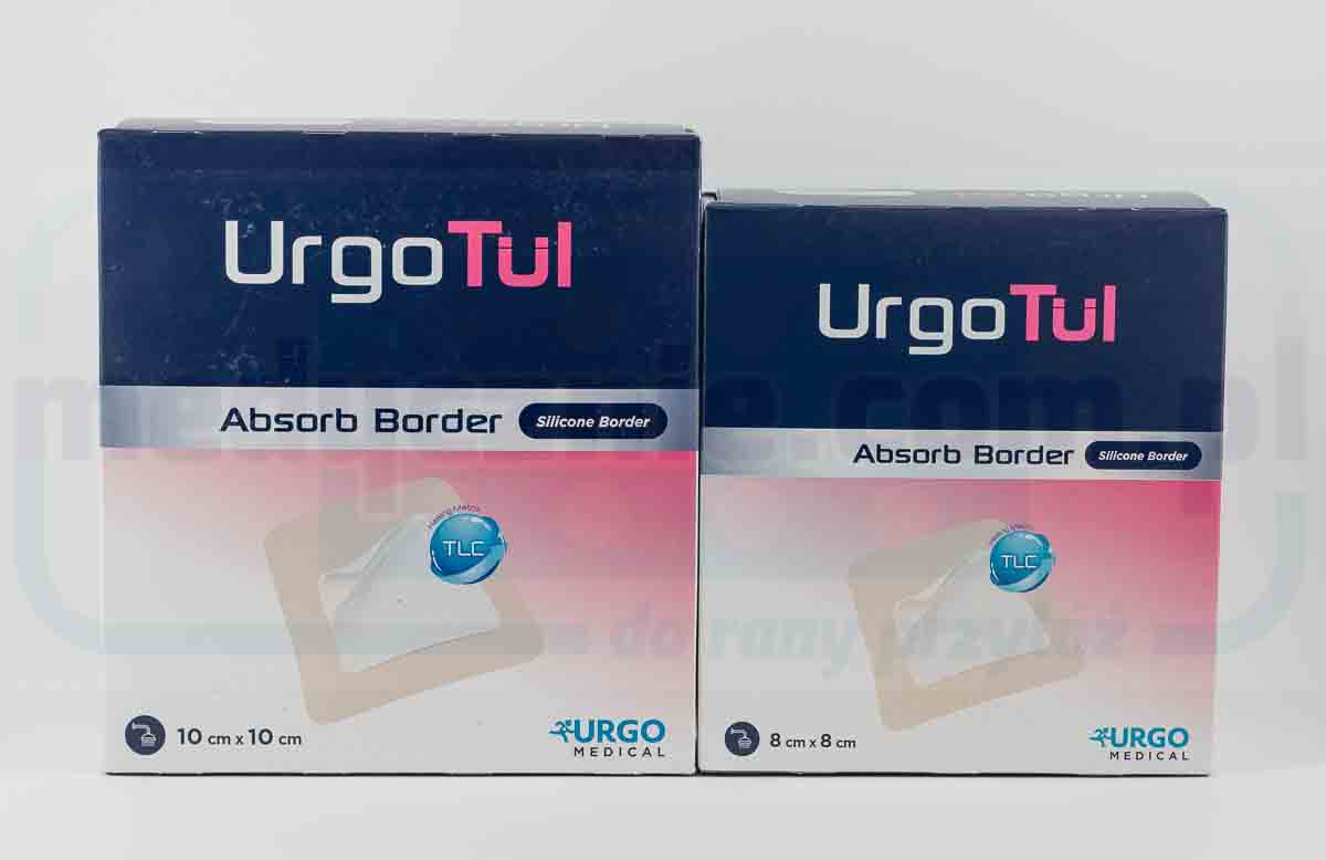 UrgoTul Absorb Border 8×8 cm 1szt