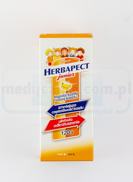 Herbapect Junior syrop o smaku bananowym 120g