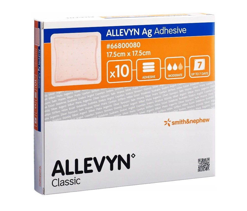 Allevyn Ag Adhesive 17,5* 17,5cm 1szt