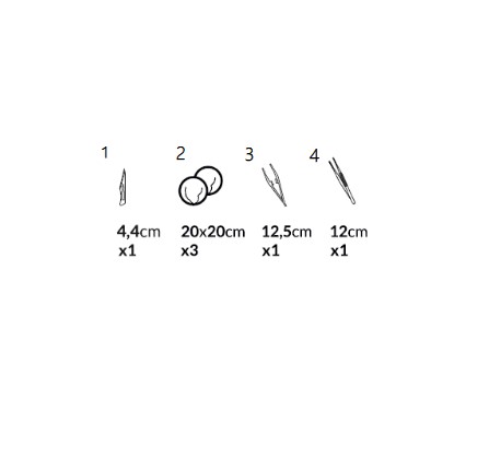 Zestaw do usuwania szwów deltaSET DS-USZ-0-01