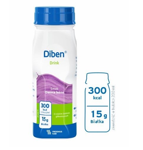 Fresubin Diaben Drink 200ml owoce leśne