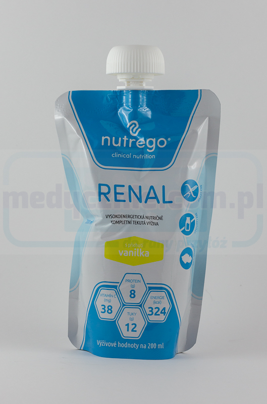 Nutrego Renal 200 ml waniliowy hiperkaloryczna o obniżonej...