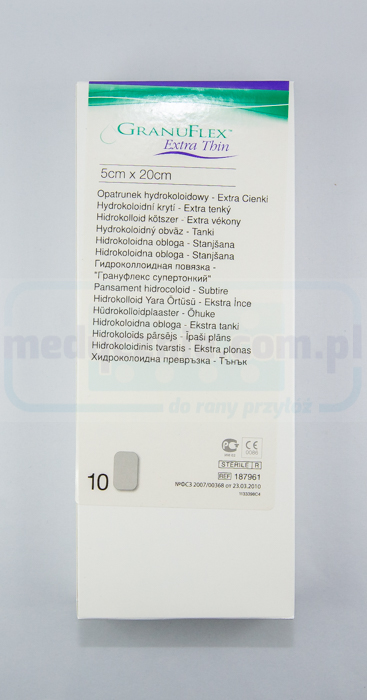 Granuflex Extra Thin 5*20cm opatrunek hydrokoloidowy 1szt