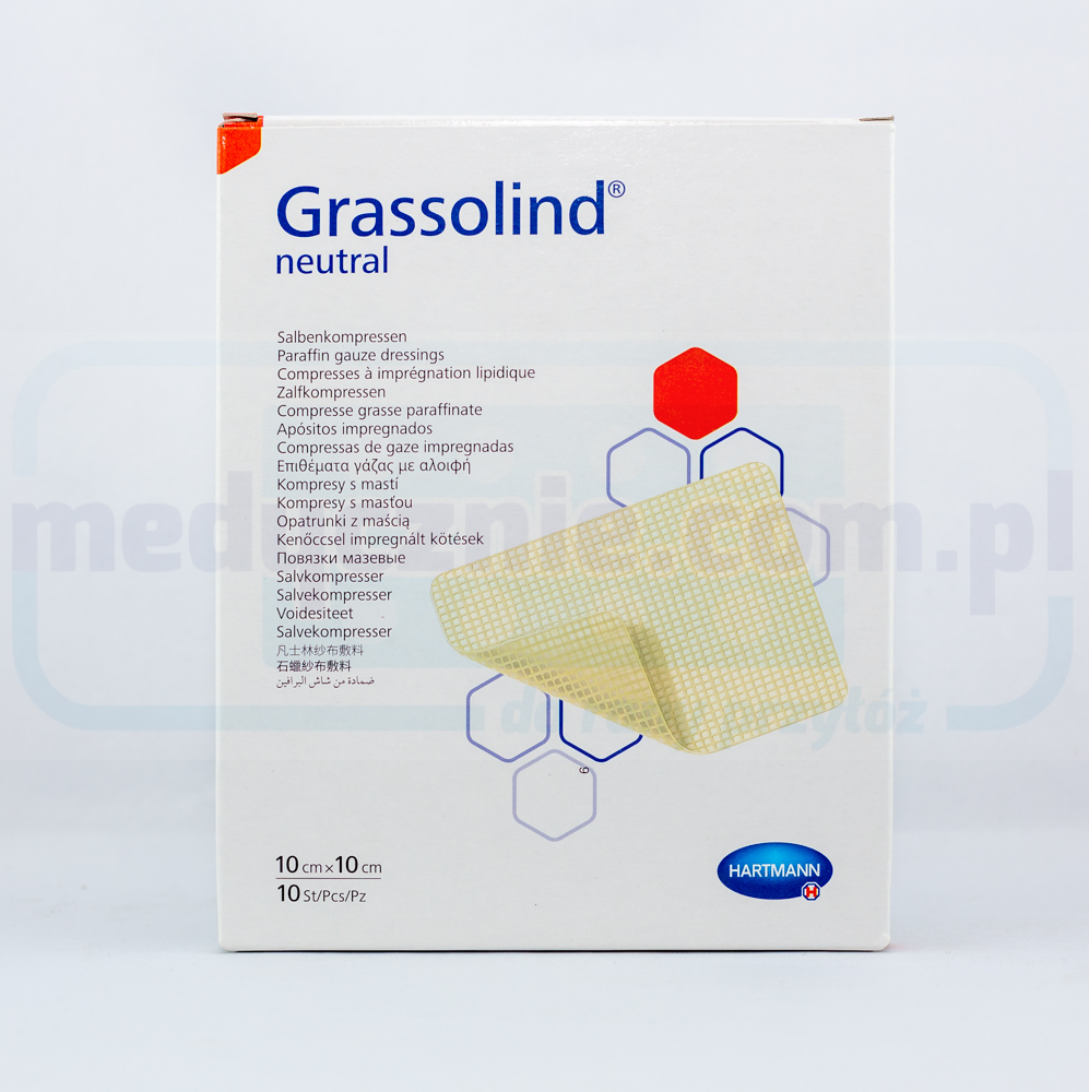 Grassolind 10*10cm  opatrunek na oparzenia 1szt